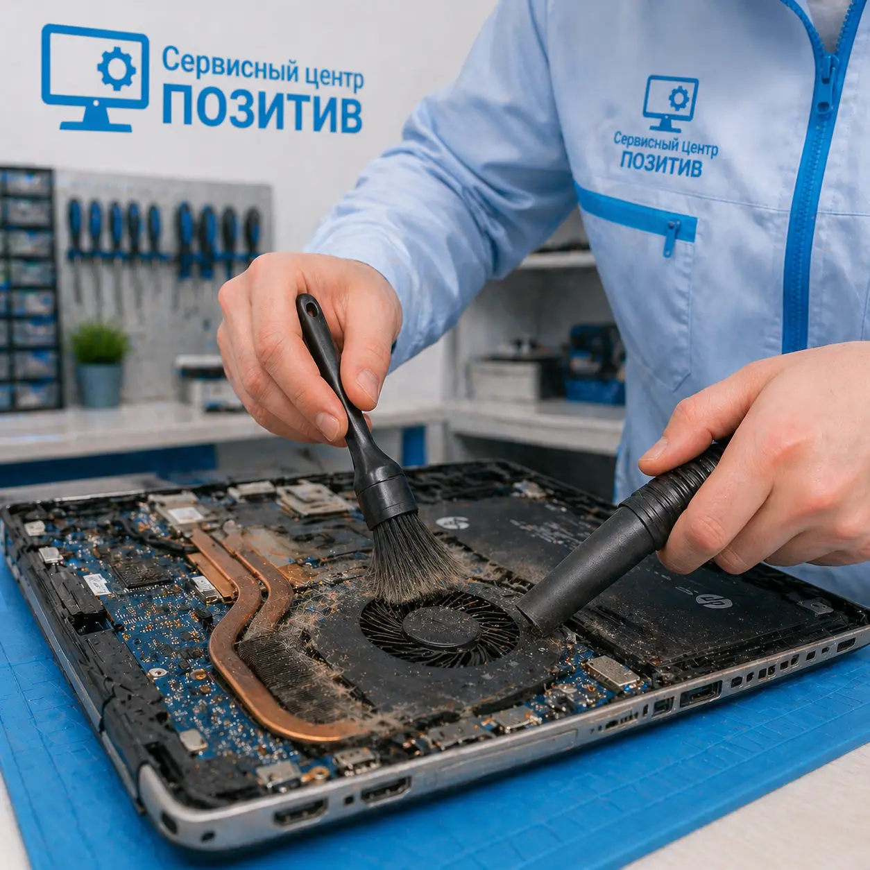 чистка ноутбука HP в Новочеркасске