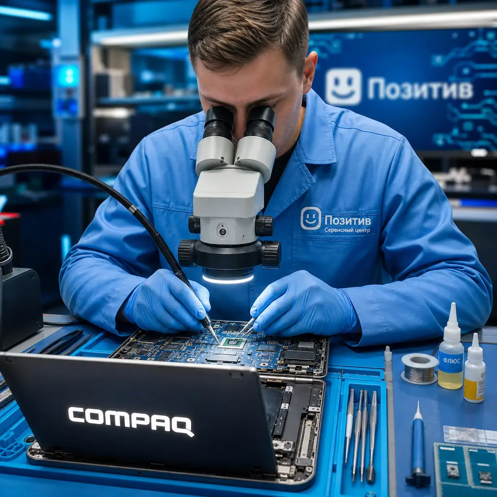 Замена видеокарты ноутбука Compaq в Новочеркасске