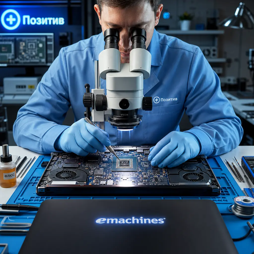 Замена видеокарты ноутбука Emachines в Новочеркасске