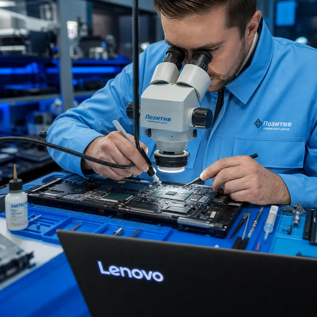 Замена видеокарты ноутбука Lenovo в Новочеркасске