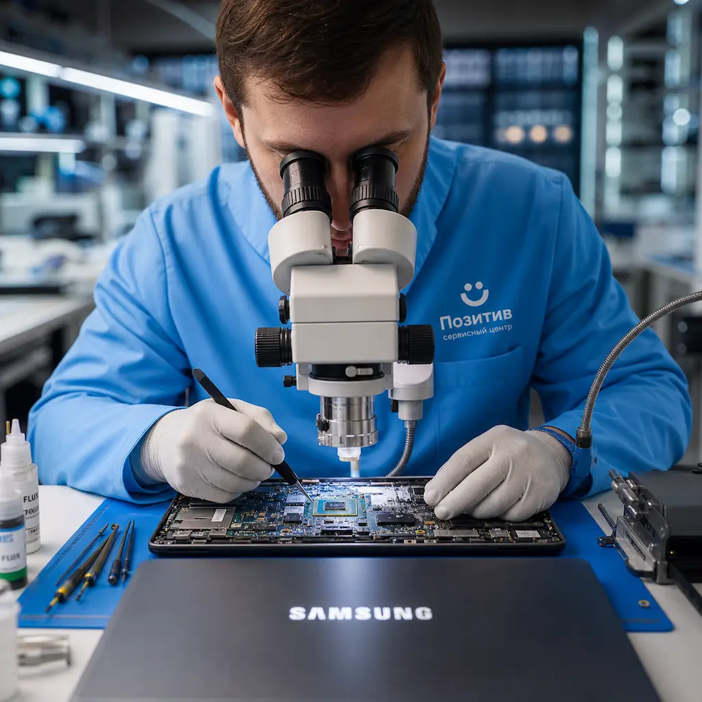 Замена видеокарты ноутбука Samsung в Новочеркасске