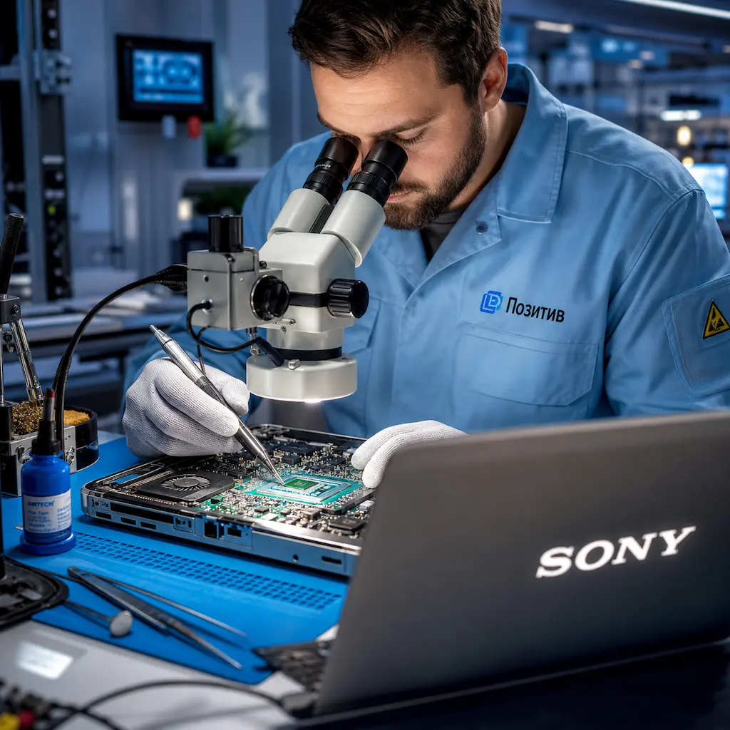 Замена видеокарты ноутбука Sony в Новочеркасске