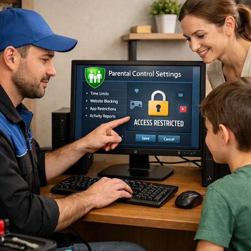 Родительский контроль на компьютере и ноутбуке в Новочеркасске