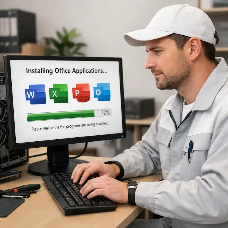 установка офисных программ на компьютер в Новочеркасске