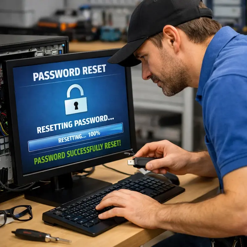 Сброс пароля от компьютера в Новочеркасске