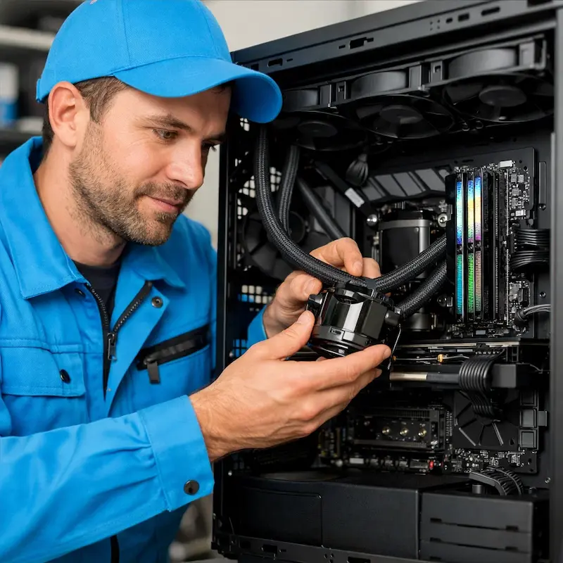 Установка СЖО на ПК в Новочеркасске