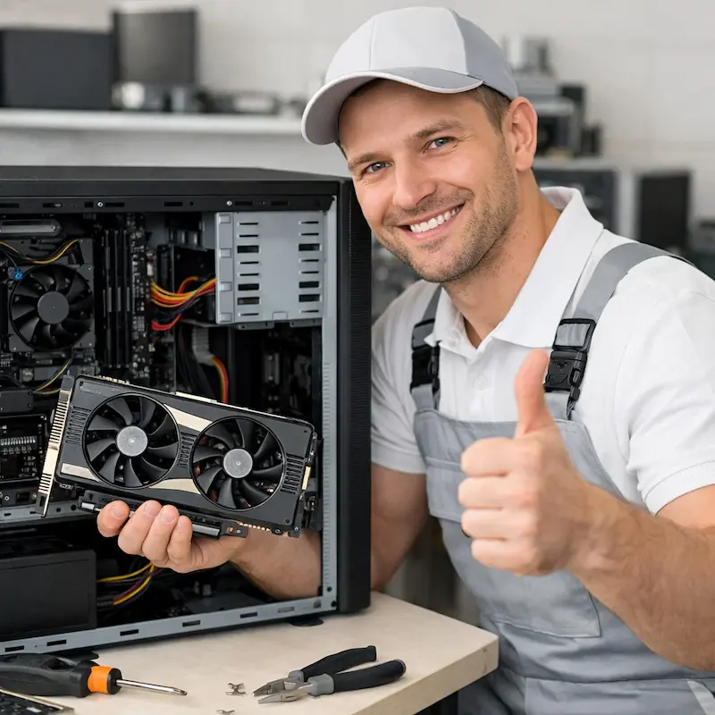 Замена видеокарты ПК в Новочеркасске